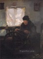 Anciana en la rueca 1887 Peder Severin Kroyer